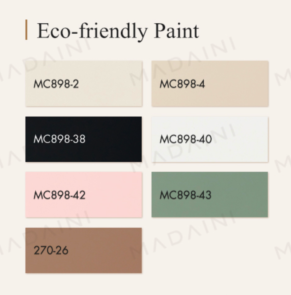 Eco-friendly Paint — варианты цветов и материалов