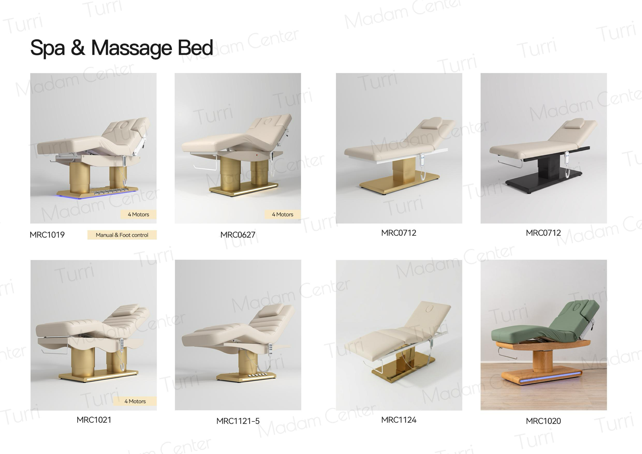 Spa & Massage Bed — Designer Series