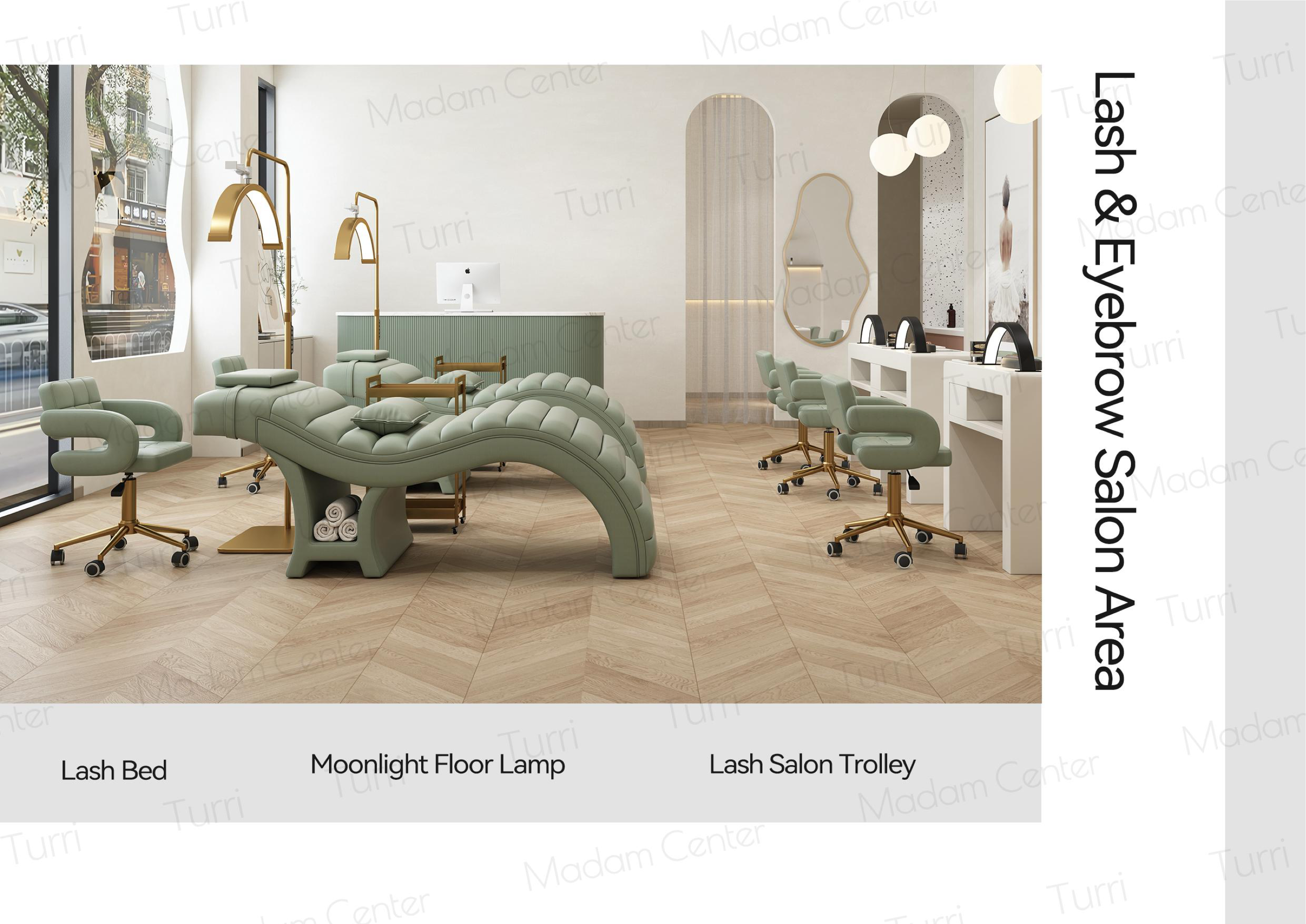 Lash & Eyebrow Salon Area