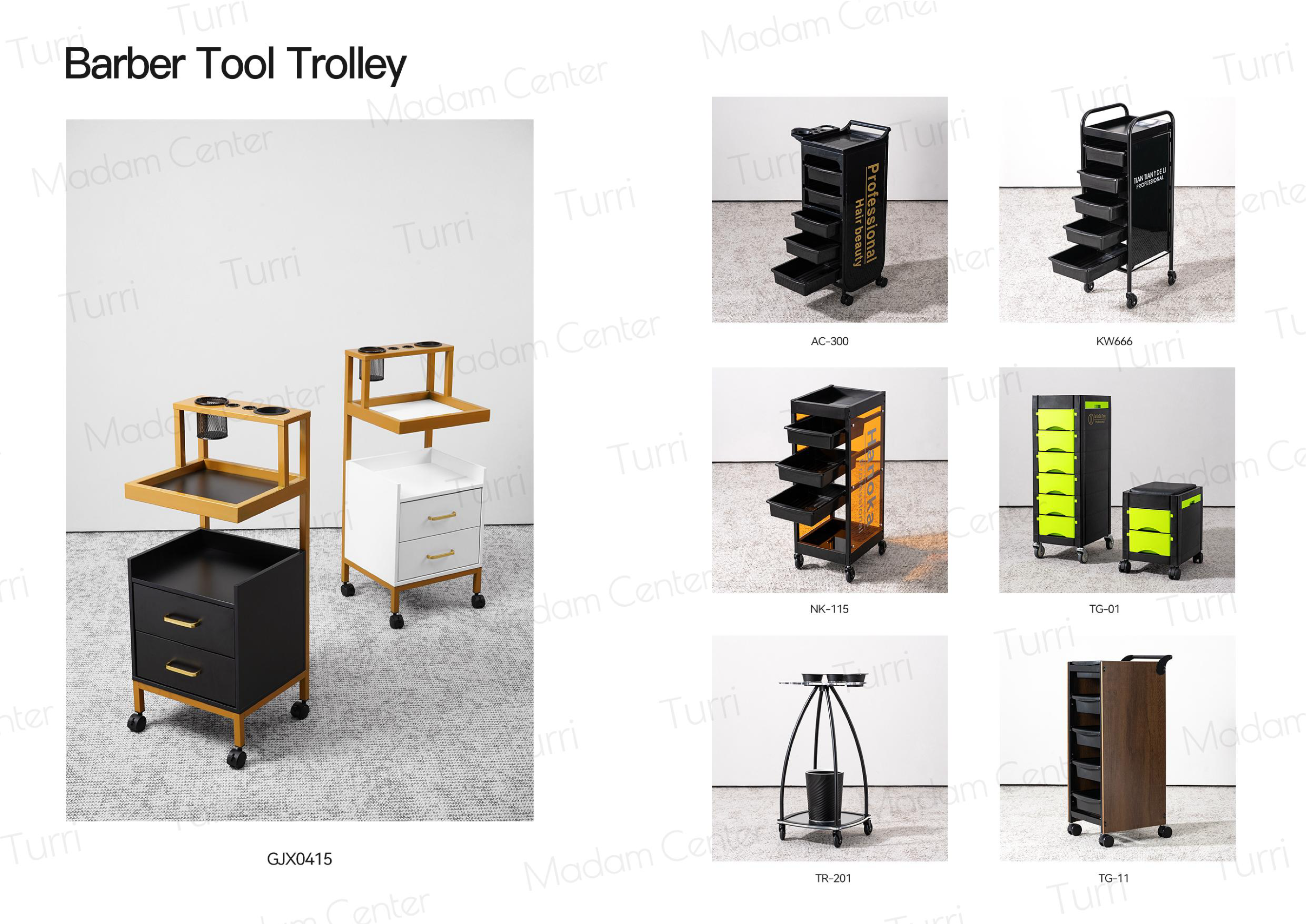 Barber Tool Trolley