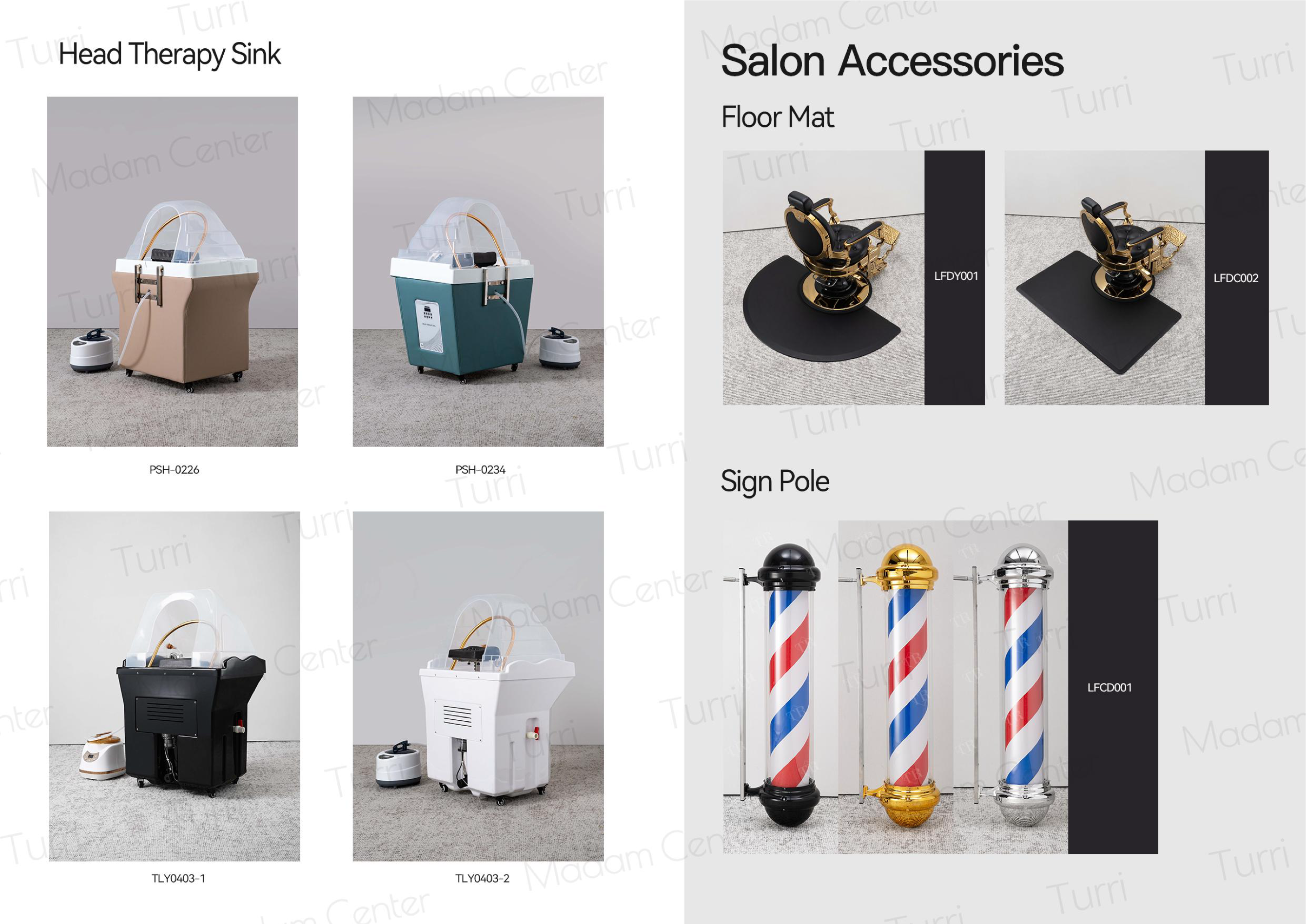 Head Therapy Sink & Accessories