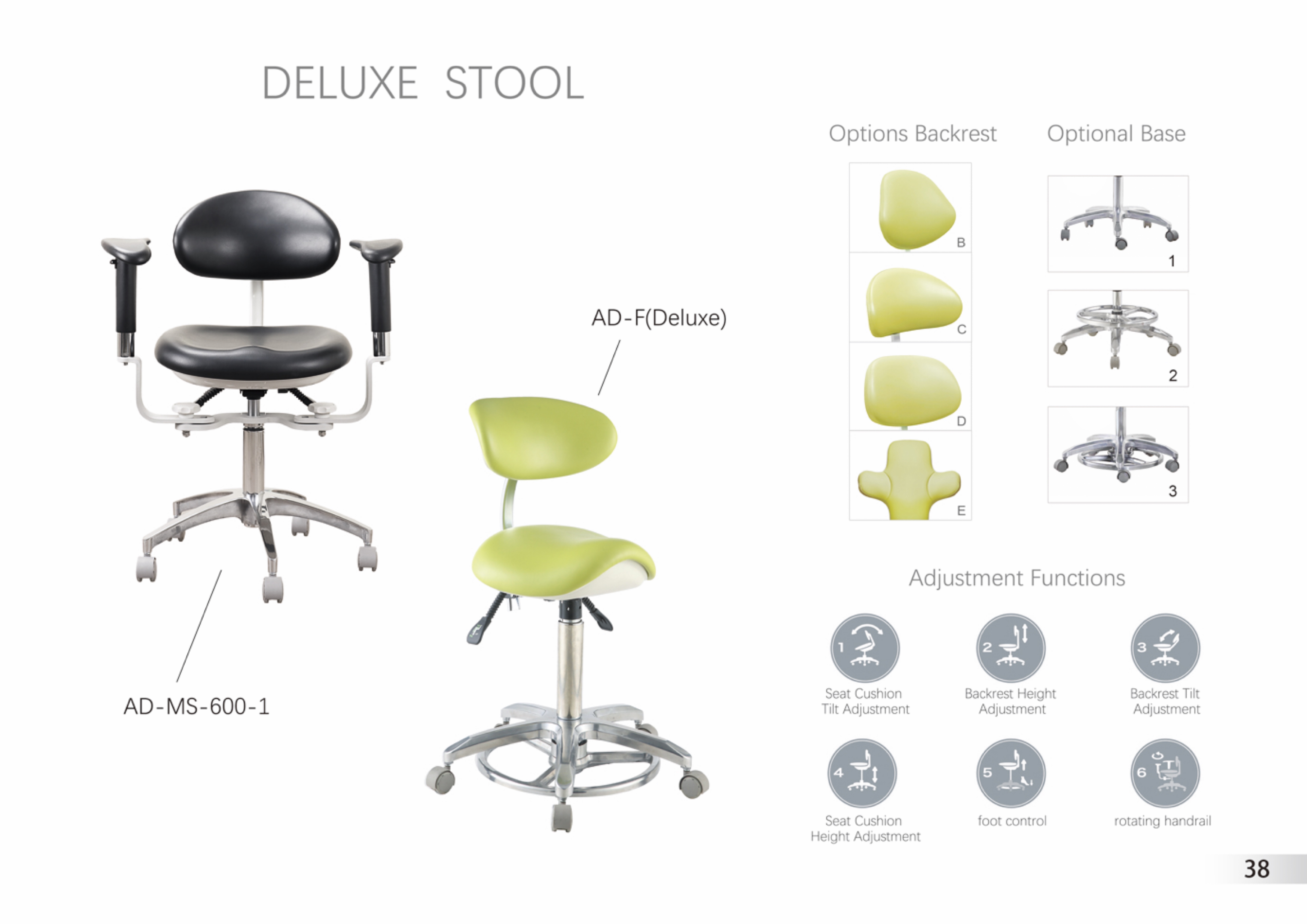 Кожаный стул Deluxe Stool